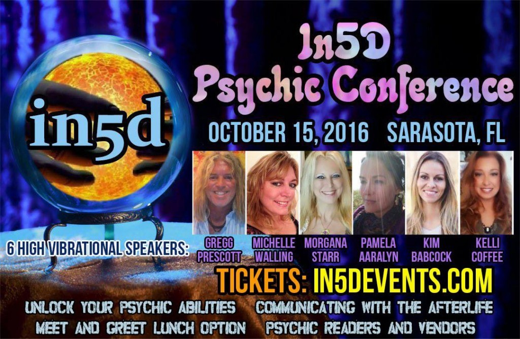 In5D Psychic Conference, Sarasota, FL October 15, 2016